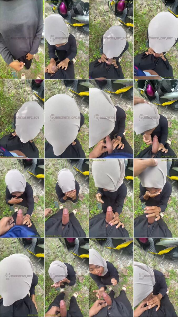 Hijab Nyepong Di Pinggir Jalan – Jilbab