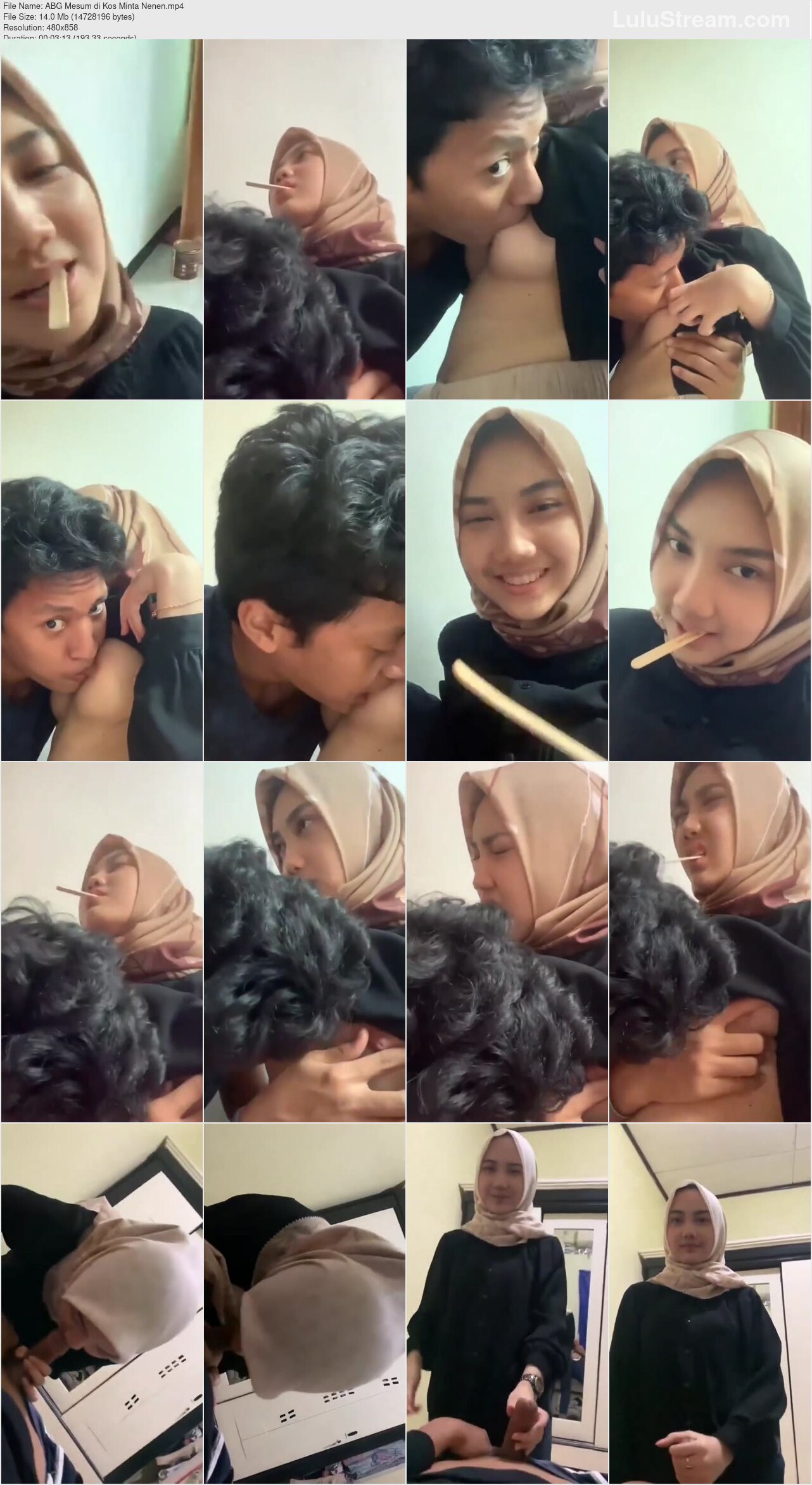 ABG Mesum di Kos Minta Nenen