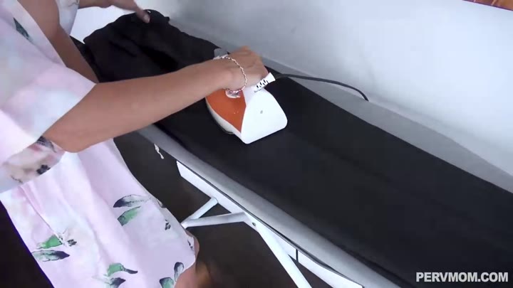 PervMom Olivia Blu Aged Milf Stepmom Seduces Her Son During Chores