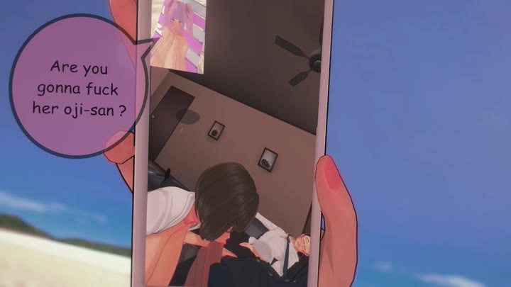 Cheating right next to her husband