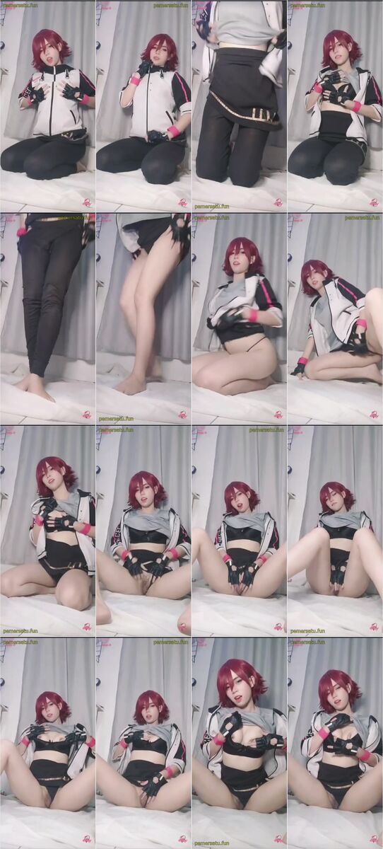 cosplayer rambut pendek sange colmek (1)