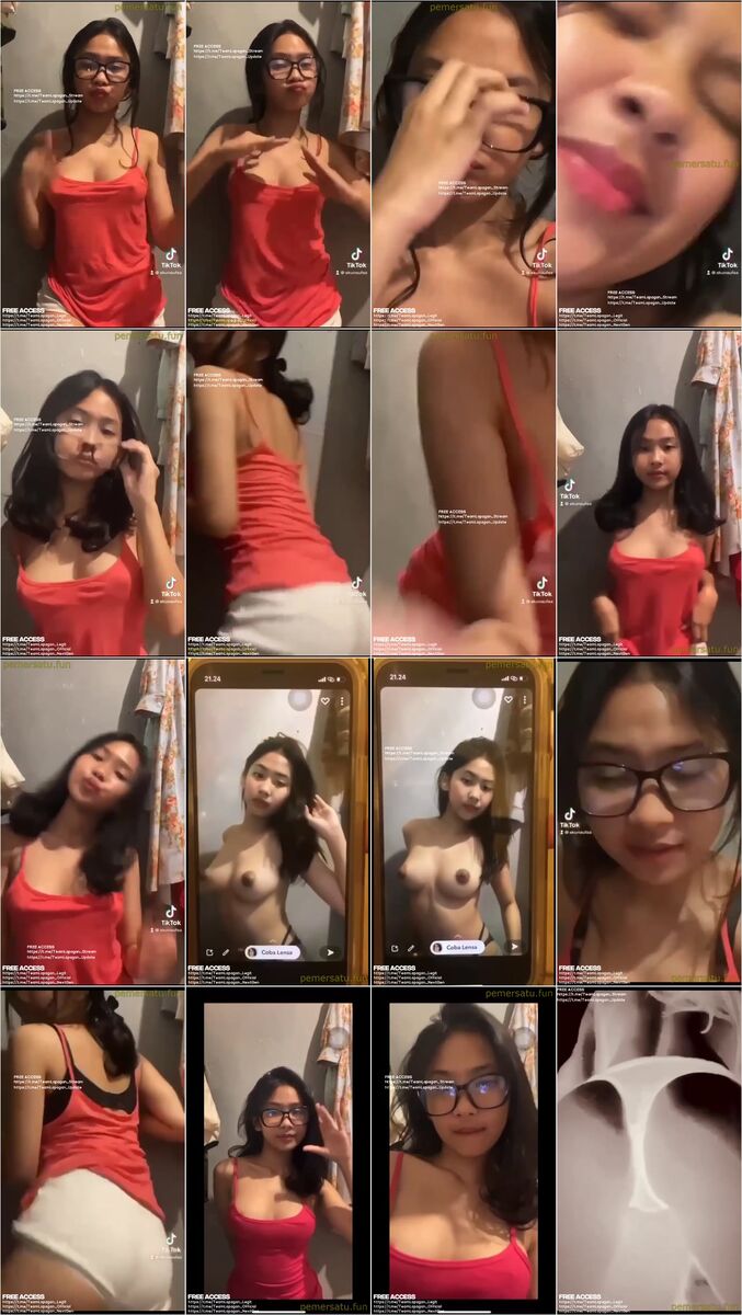kompilasi kolpri naufa ananda abg 18yo tiktoker