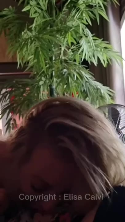 Elisa Calvi french milf blonde bigass