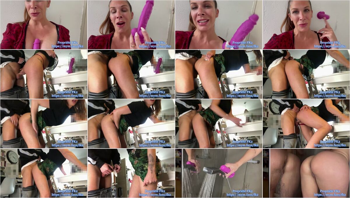 Fk2 • MILF at Home – J’ouvre mon colis devant le livreur et il me baise